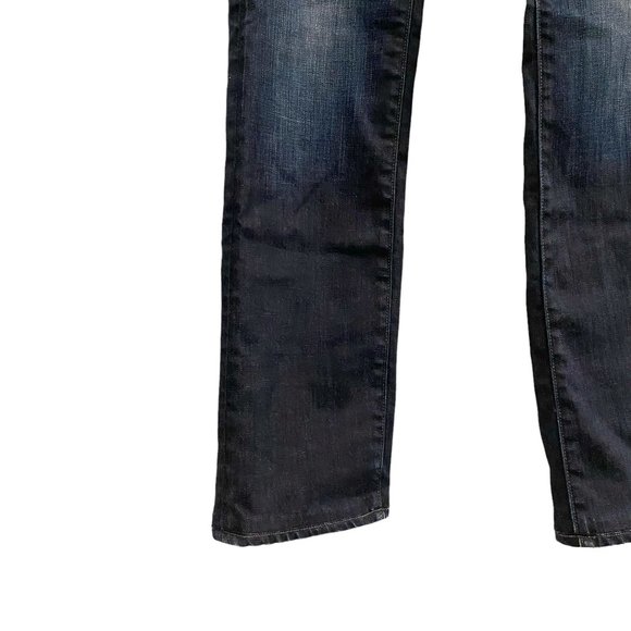 PAIGE Low Rise Premium Denim Jeans Dark Wash Melrose Straight Leg Size 29 - Picture 6 of 8